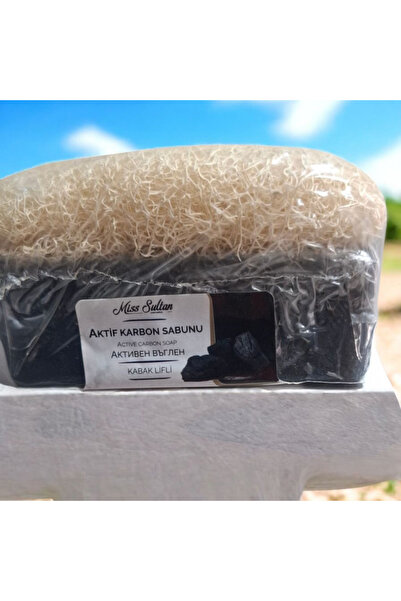 miss sultan Pumpkin Fiber Activated Carbon Soap