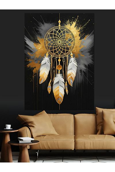 Tablomega Dream Catcher Decorative Canvas - Mdf Wooden Painting