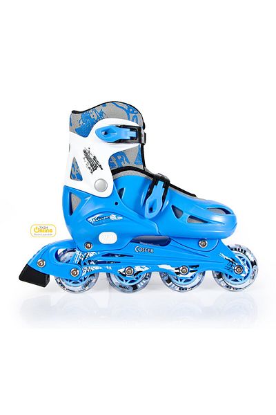 Bundeba Silicone Wheel Plastic Luxury Roller Skates m Size 31-34 Adjustable