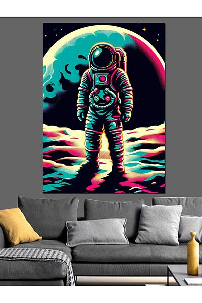 Tablomega Pânză Decorativă Ayda Astronaut - Lemn MDF