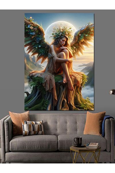 Tablomega Pânză decorativă Fairy Girl - Lemn MDF