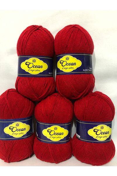 Selen 5 Pieces Patika Hand Knitting Rope 100 Gr 225 Meters