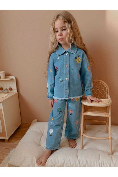 WARDA Girl's Double Jeans Suit