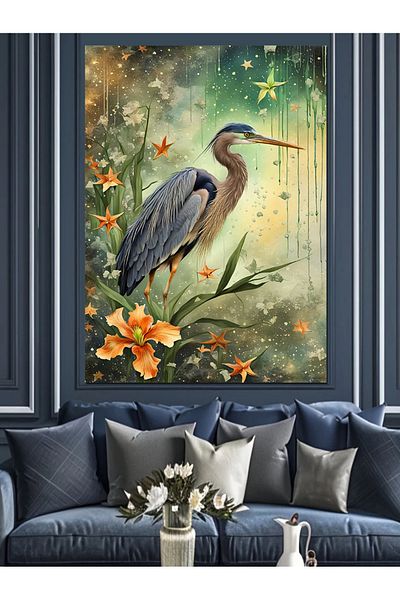 Tablomega Eagle Bird Decorative Canvas - Mdf Wooden Painting