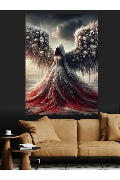 Tablomega Pânză decorativă Dark Angel - Lemn MDF