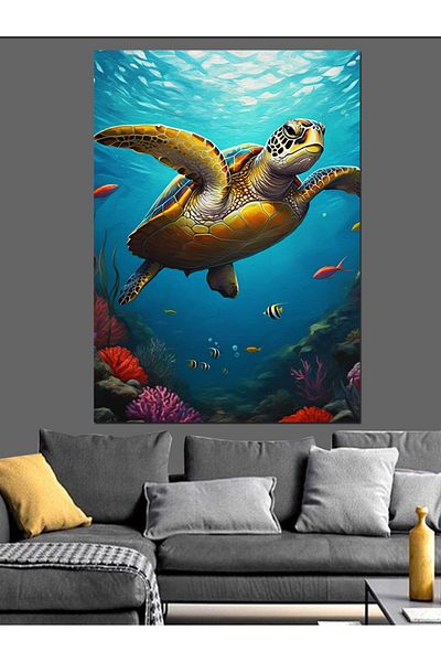 Tablomega Pânză Decorativă Broască-Mare - Lemn MDF