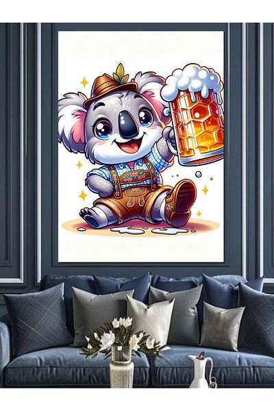 Tablomega Pânză Koala - Masă din lemn MDF