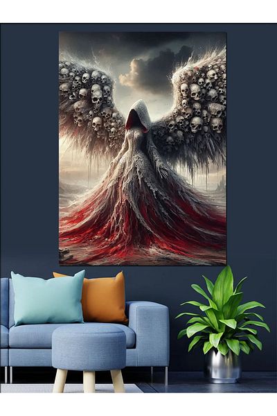 Tablomega Pânză decorativă Dark Angel - Lemn MDF
