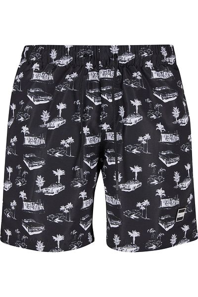 Urban Classics Herren Pattern Swim Shorts