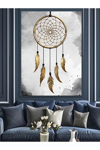Tablomega Dream Catcher Decorative Canvas - Mdf Wooden Painting