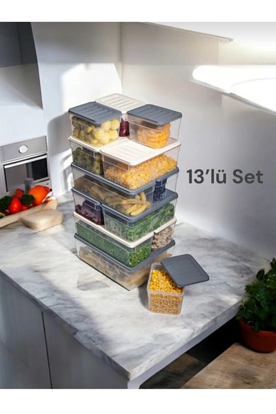 VİZYON Food Storage Container Food Storage Container Refrigerator Organizer