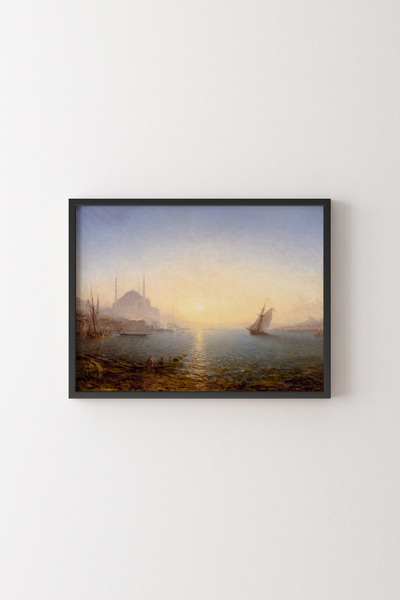 epiqart Hagia Sophia at Sunrise - Black Frame