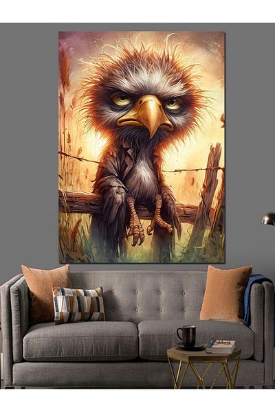 Tablomega Pânză decorativă Angry Bird - Lemn MDF