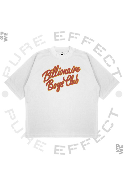 PURE EFFECT Tricou oversize unisex Billıonaıre Boys Club 3 cu imprimeu Box Fit