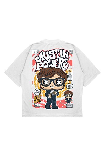 PURE EFFECT Unisex Oversize kroj Austin Powers ruksak Štampano čvrsta tkanina...