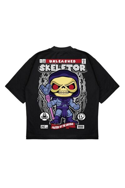 PURE EFFECT Unisex Oversize kroj Unleashed Skeletor ruksak Štampano čvrsta tk...