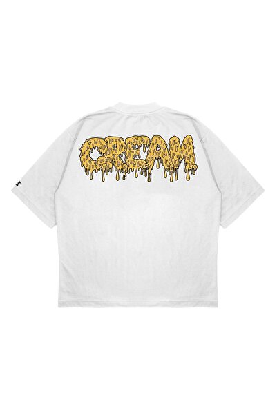 PURE EFFECT Футболка унісекс оверсайз Wu-tang Cream Thick Fit з тканиною Bast...