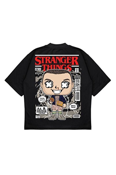 PURE EFFECT Unisex Oversize kroj Stranger Things ranac Štampano čvrste krojev...