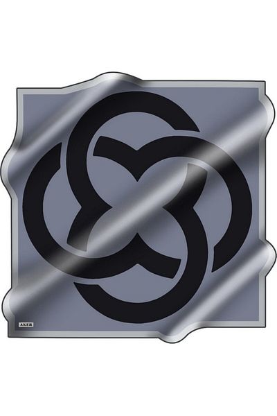 Aker Μεταξωτό κασκόλ Sura - 8800701 -314 Πικρός Καφές
