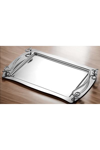 Tiamo 18/10 Steel Inna Tea and Serving Tray