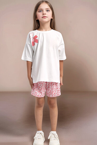 Soweto Printed Short Sleeve 100% Cotton Girls Shorts Set