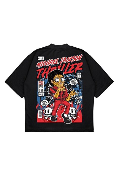 PURE EFFECT Unisex Oversize kroj Michael Jackson Thriller ruksak Štampano čvr...