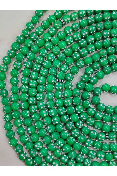 Bayraktar 500 Luxury Orange Color Rosary Embroidered