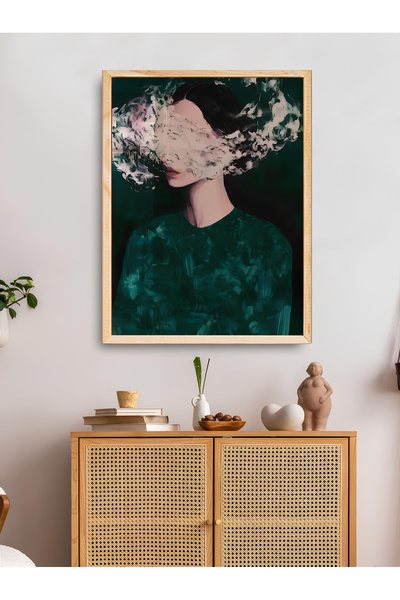 woodhomeworks Tek Bohem Salon Ofis Dekor Tablo Ttk