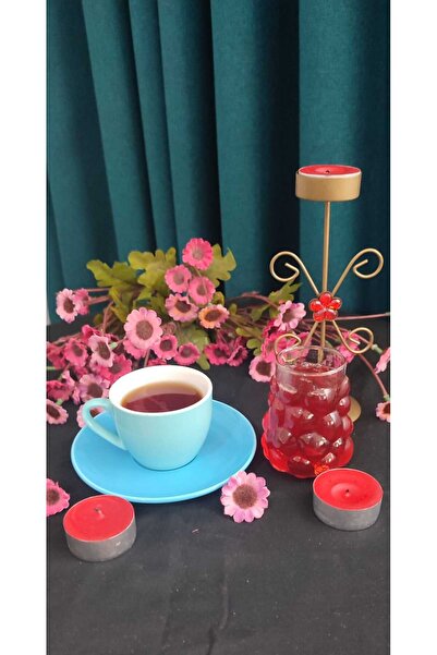 ORTAKÖY CENNETİ Grape Model Quartz Leprosy of Coffee Glass with a Bacca 90 ml Volume, 7cm Height, 4 cm Mouth Measurement