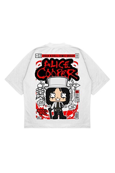PURE EFFECT Unisex Oversize kroj Alice Cooper ruksak Štampano širokog kroja o...
