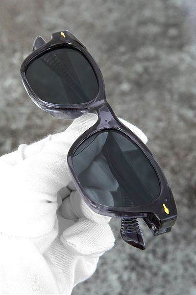 Nilu Moda Smoke Frame Black Glasses Women Men Unisex Sunglasses