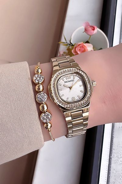 Homies Women's Golden Cord Wristwatch Hmby2030C5