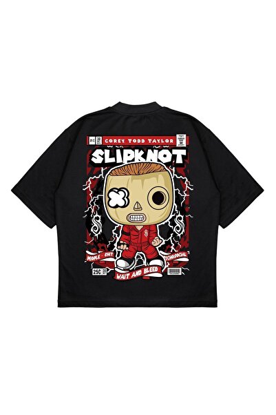 PURE EFFECT تي شيرت من القماش السميك مطبوع عليه عقدة خلفية كبيرة الحجم للجنسين