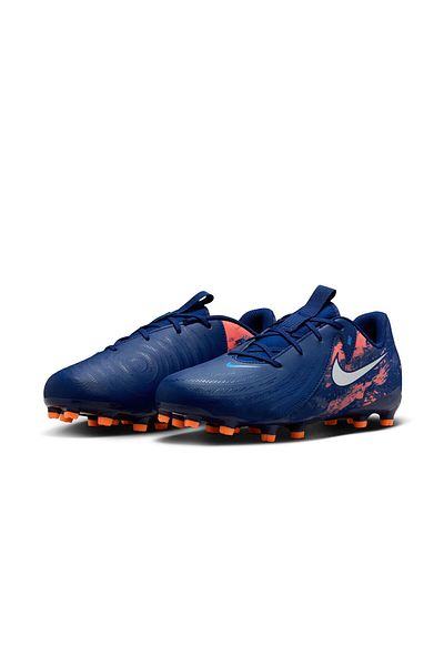 Nike Adolescent Royal Oxford Shoes with Pen Forward Button Shape