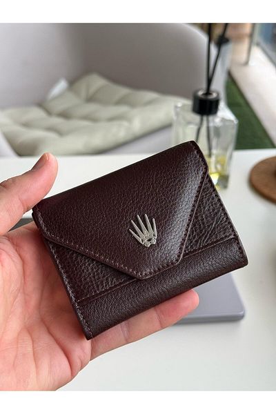 WATCHOFROYAL Akorde Brown Genuine Leather Card Holder
