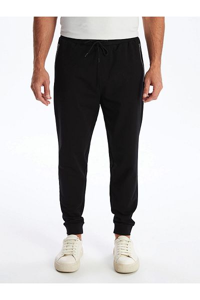 LC Waikiki Ανδρικά φούτερ Jogger LCWAIKIKI Classic Black Standard Fit