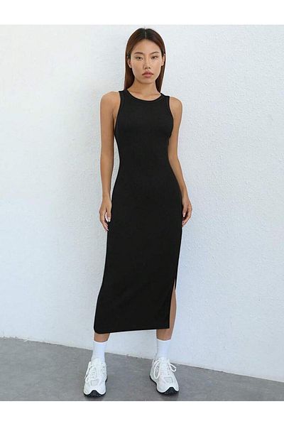 bemmoda Rochie neagră elastică pentru femei