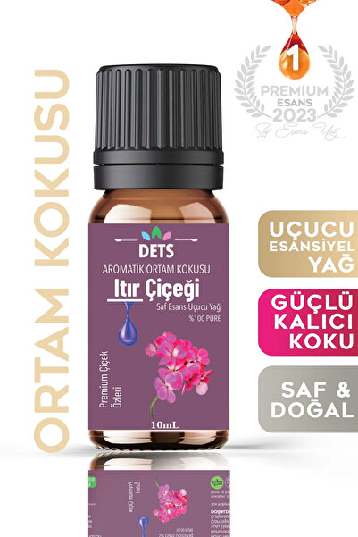 Dets Itır Çiçeği Uçucu Yağı – Buhurdanlık, Difüzör ve Oda Kokusu Esansı, Hava...