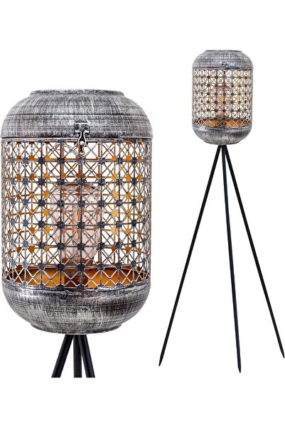 HOME LONDON BREEZE Güneş Enerjili Dış Mekan Zemin Lambası,LED Tripod, Su Geçirmez Bahçe Aydınlatması