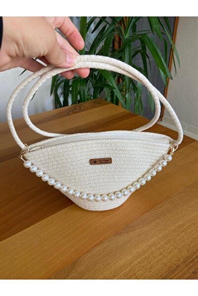 Nev Design İncili Çanta, El Çantası, Günlük Çanta, Omuz