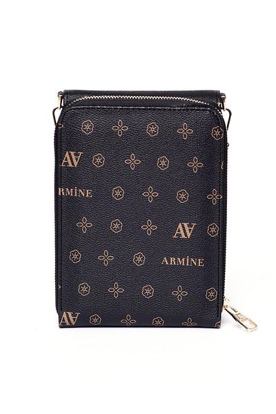 Armine 266 Geantă de damă - Negru imprimat