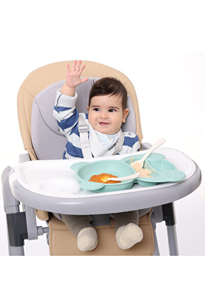 Baby Plus Panda Plate Set - Green