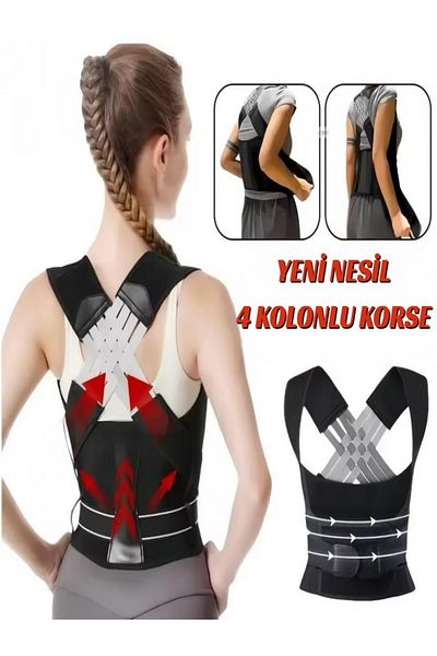 Ankaflex Medical Unisex Women and Men Upright Posture Corrector Corset Back Shoulder Corset Scoliosis Kyphosis Spine Belt