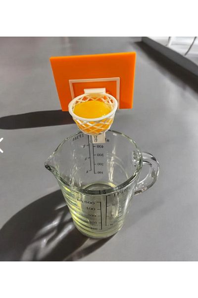 Karma Atölye Egg Yolk and White Separator - Basket Hoop Shaped Egg Separator - Practical Different Products