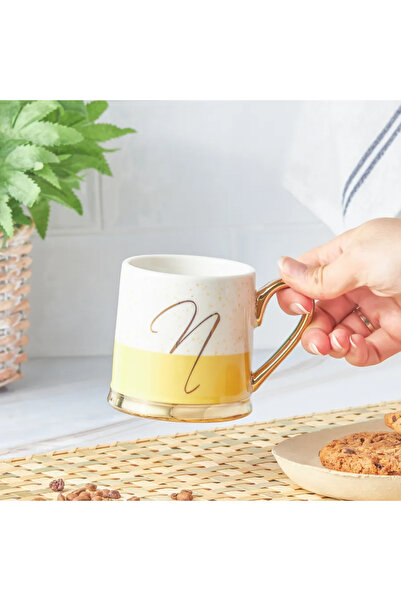 Karaca Letter N, Porcelain Mug, 330ML, Multi