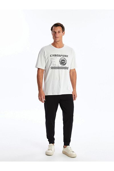LC Waikiki Ανδρικά φούτερ Jogger LCWAIKIKI Classic Black Standard Fit