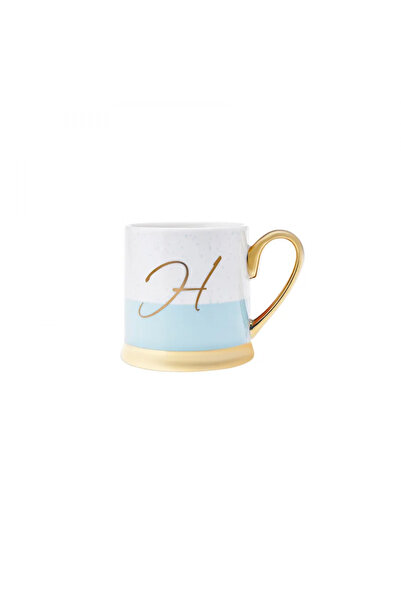 Karaca Letter H, Porcelain Mug, 330ML, Multi