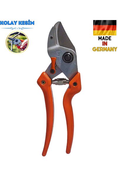löwe Pruning Shears 7.107 Inward Curved Handle Easy Cutting Professional Scissors - Made in Germany