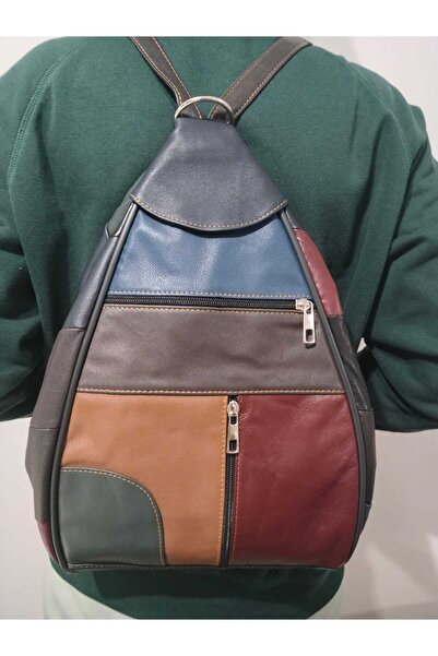atter Genuine Leather Back Shoulder Bag
