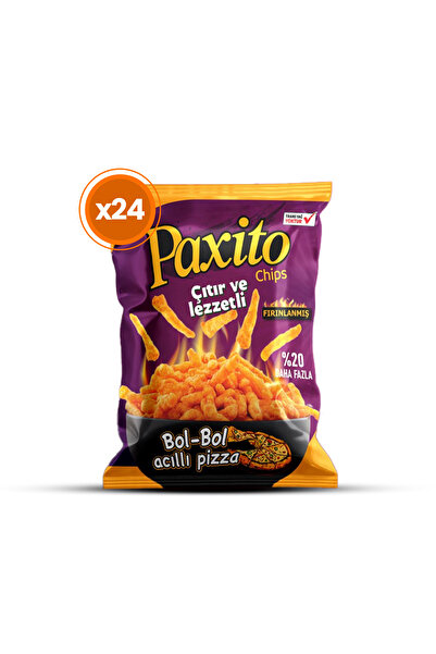 Mery Paxito Bol Bol Acılı Pizza Cips X24 Adet